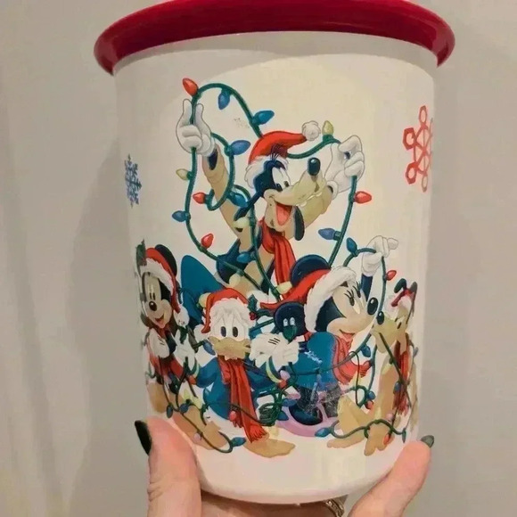 Vintage Disney Christmas Tupperware canisters - Picture 2 of 10